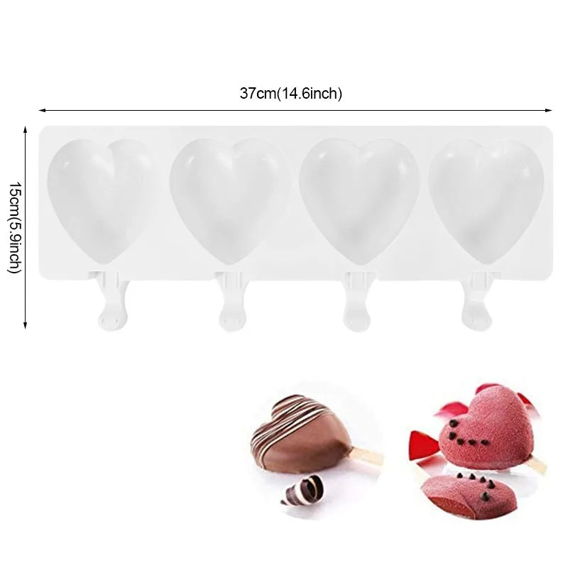 Silikonform för isglass och dessert