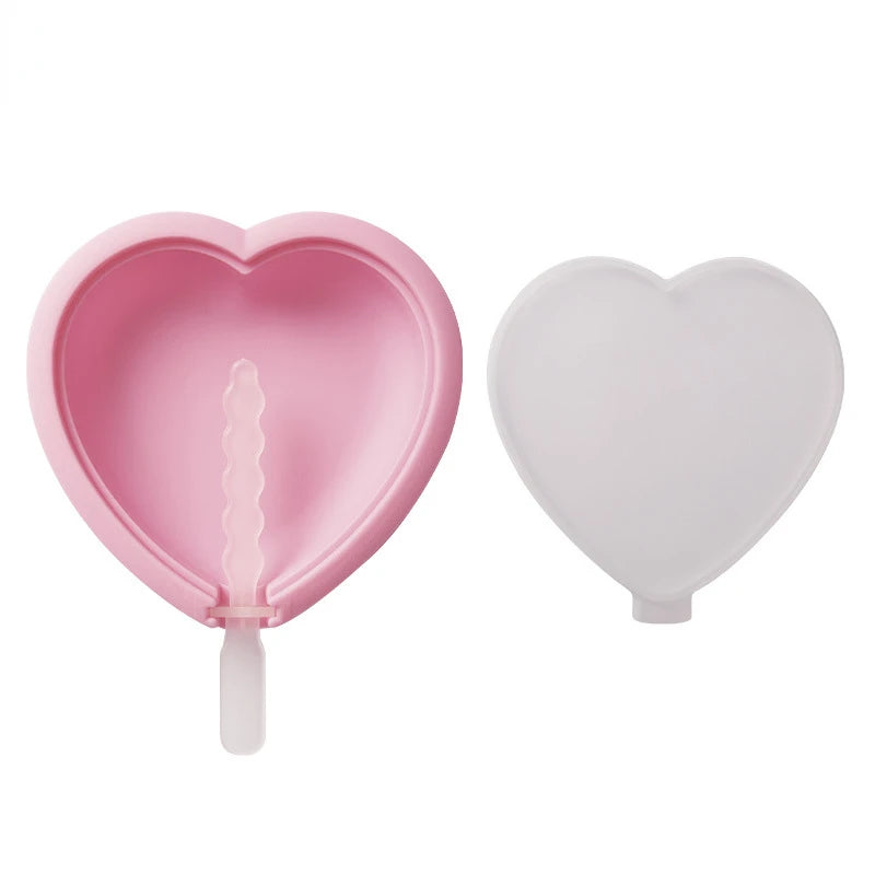 Hjärtform glassform av silikon